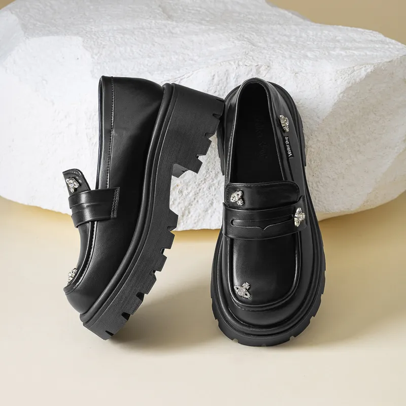 Walker Shop Loafers Women's Black-10