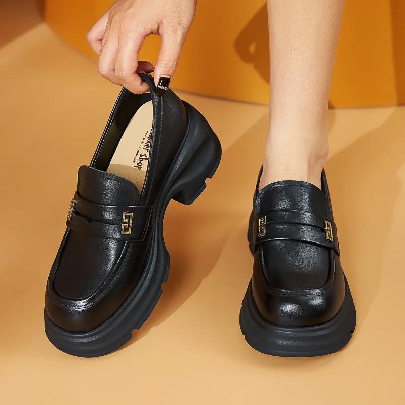 WALKER SHOP Loafers Women's Black/Brown-2