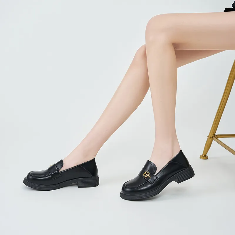 Walker Shop Loafers 3.2cm Women's Black-1