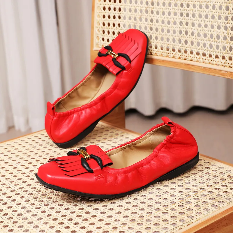Walker Shop Casual Single Shoes Women's-19