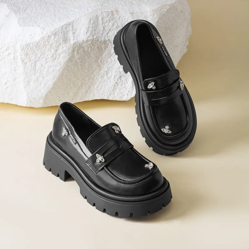Walker Shop Loafers Women's Black-9
