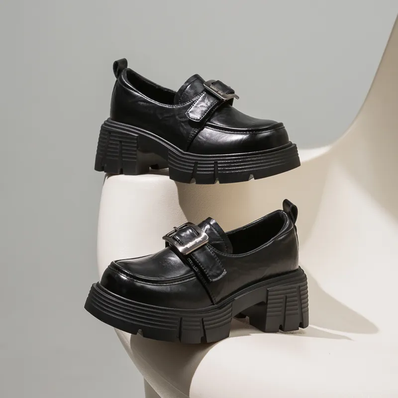 Walker Shop Chunky Heel High Heels Women's-14