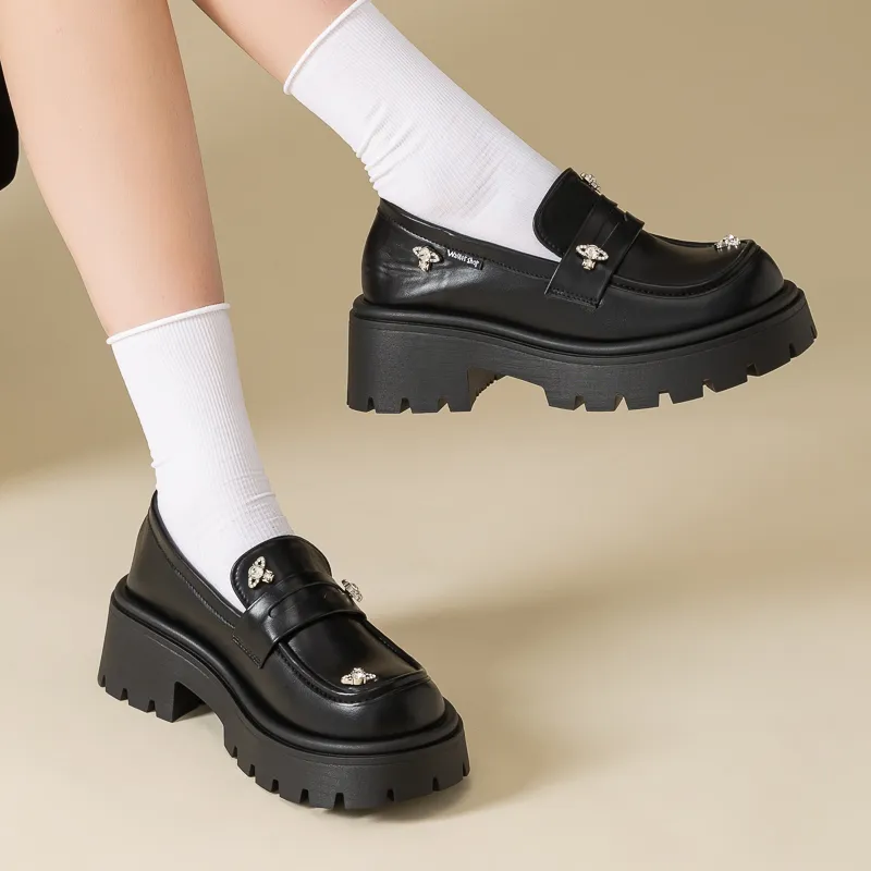 Walker Shop Loafers Women's Black-14