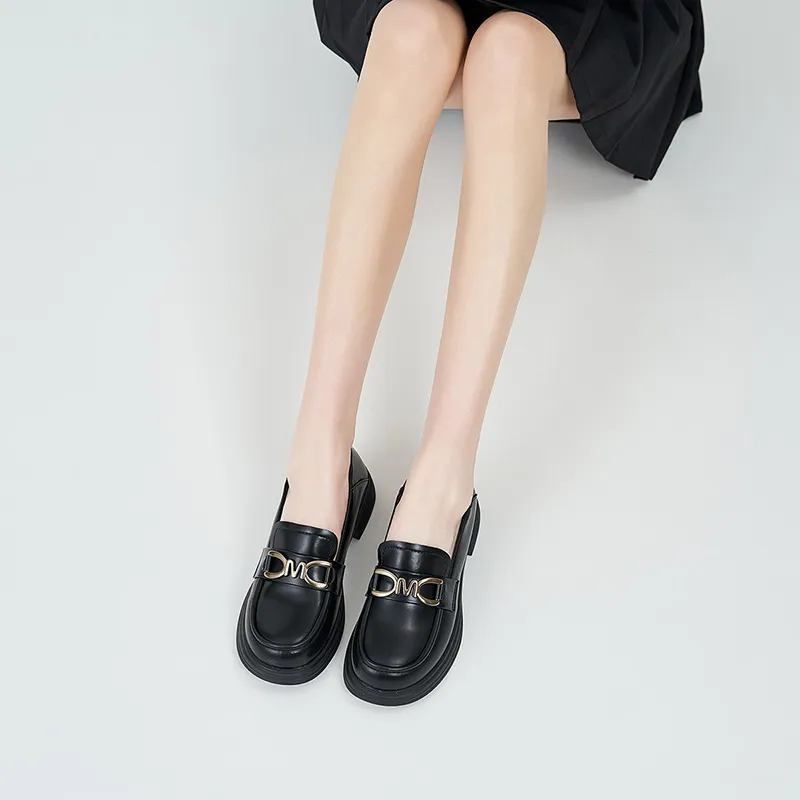 WALKER SHOP Loafers Women's Black/Brown-4