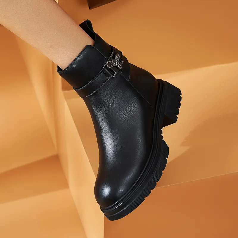 Walker Shop Ankle Boots Women's Black-2