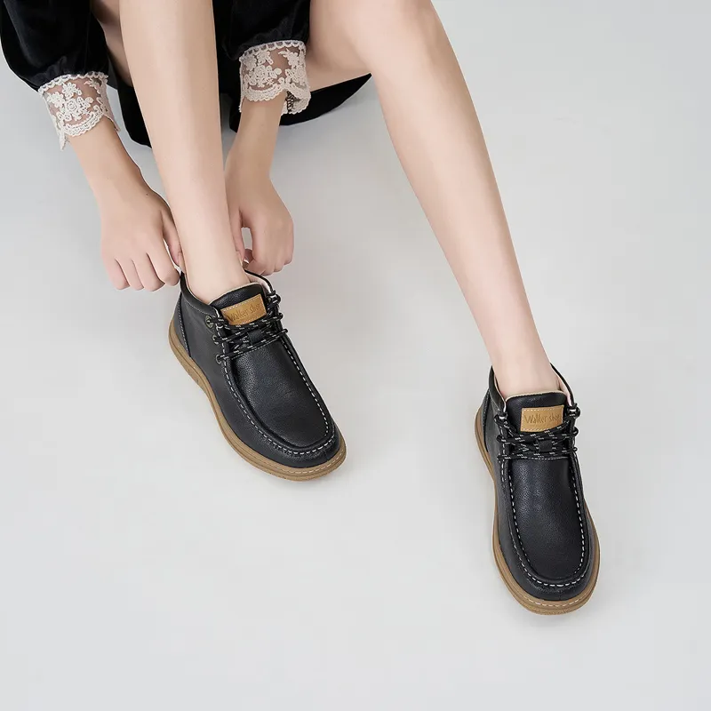 Walker Shop Anti Slip And Wear Resistant Lightweight Mid Top Casual Shoes Women's-15
