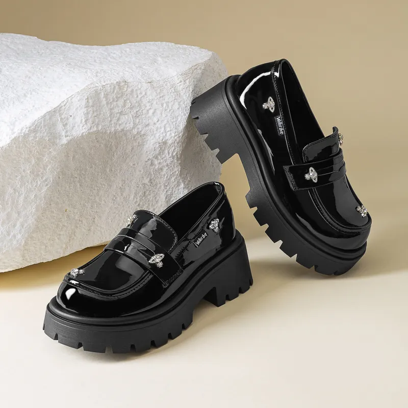 Walker Shop Loafers Women's Black-1