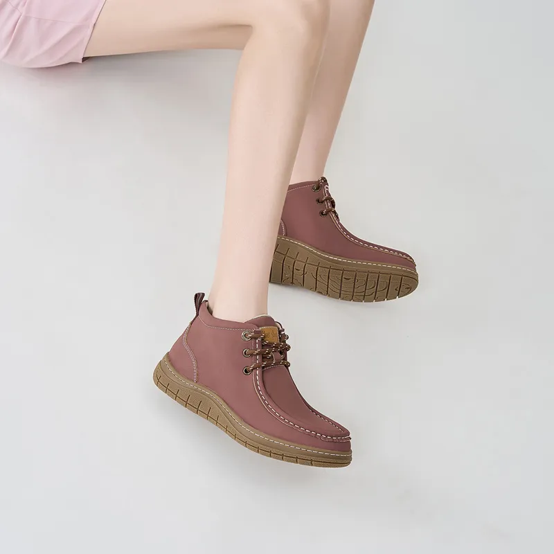 Walker Shop Anti Slip And Wear Resistant Lightweight Mid Top Casual Shoes Women's-1