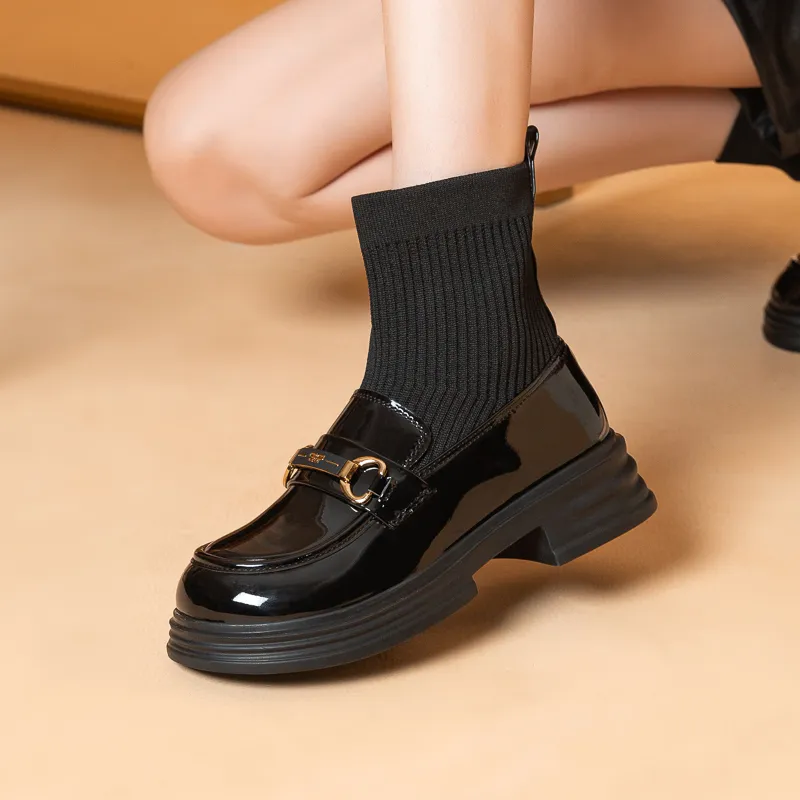 Walker Shop Ankle Boots Women's Black-6