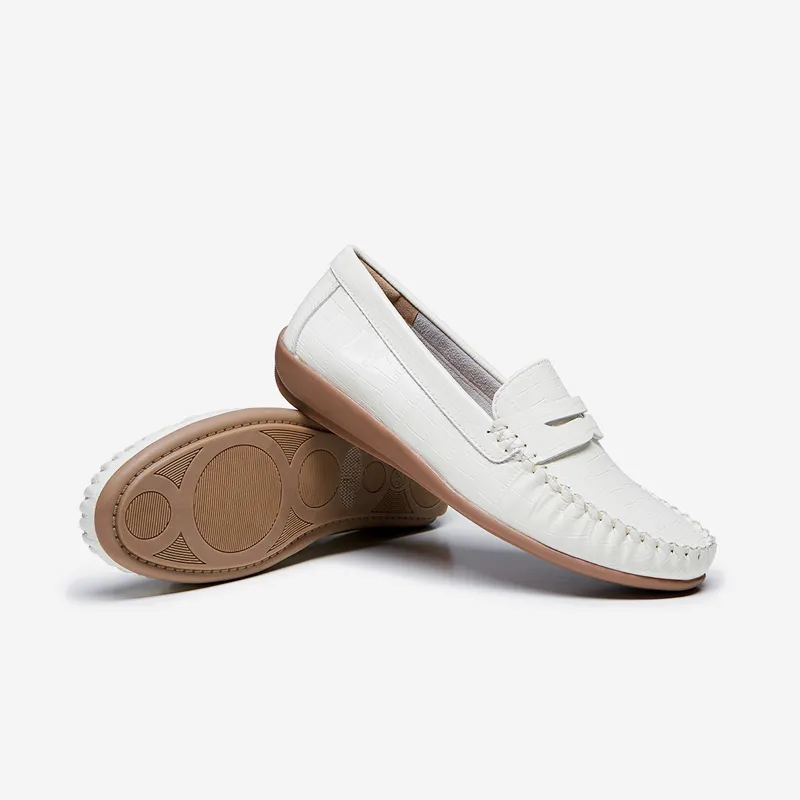 WALKER SHOP Loafers Women's Black/Ecru/Red-11