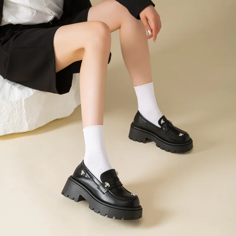 Walker Shop Loafers Women's Black-13