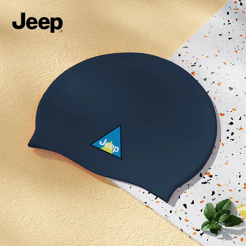 Jeep Swimming Caps Silicone Swim Unisex-4