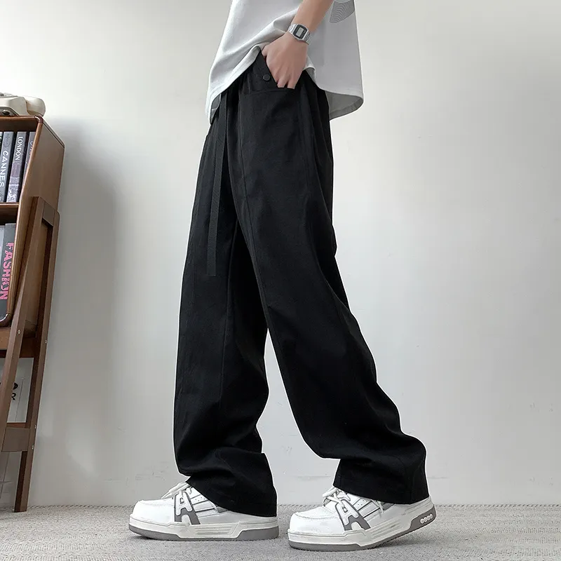 MIIOW Trend Party Series Casual Pants Unisex Light Gray-9