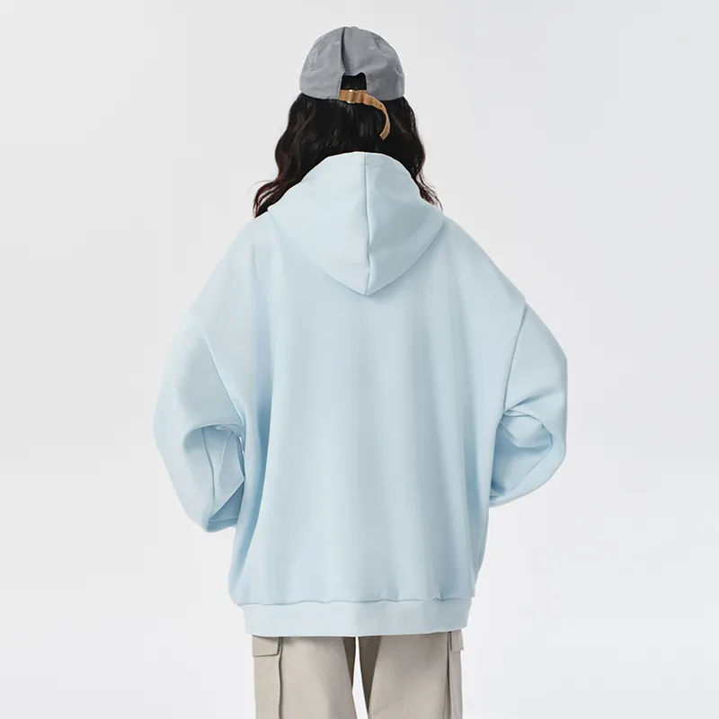 MIIOW Trend Party Series Sweatshirt Unisex Light Blue-2