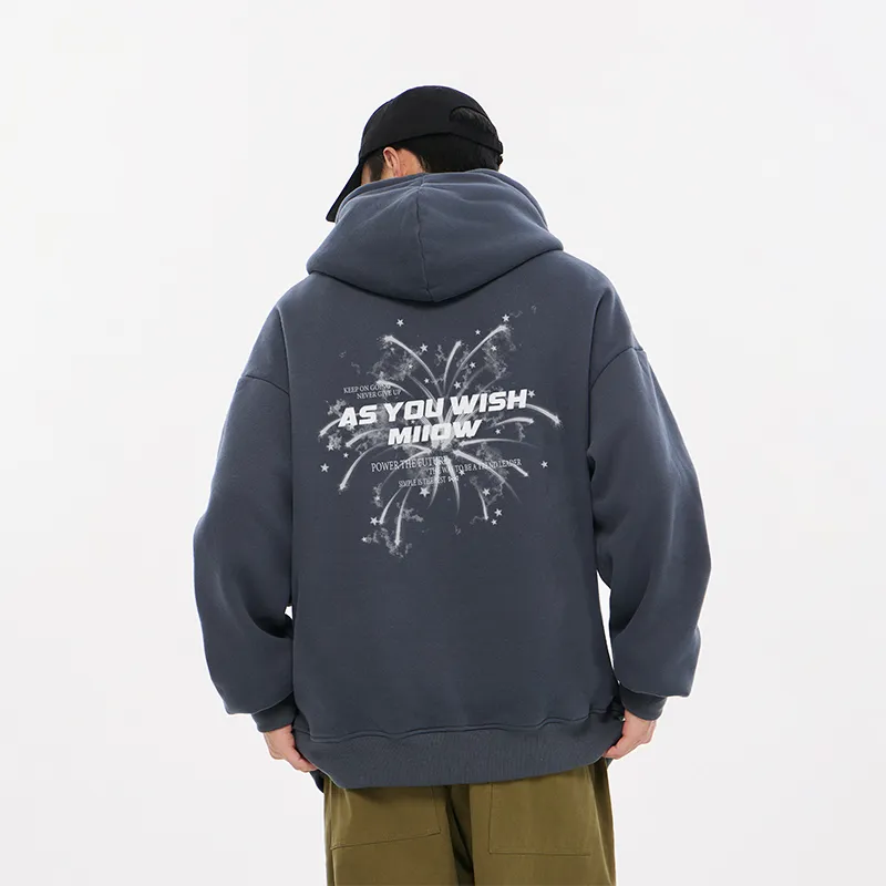 MIIOW Trend Party Series Sweatshirt Unisex Black-23