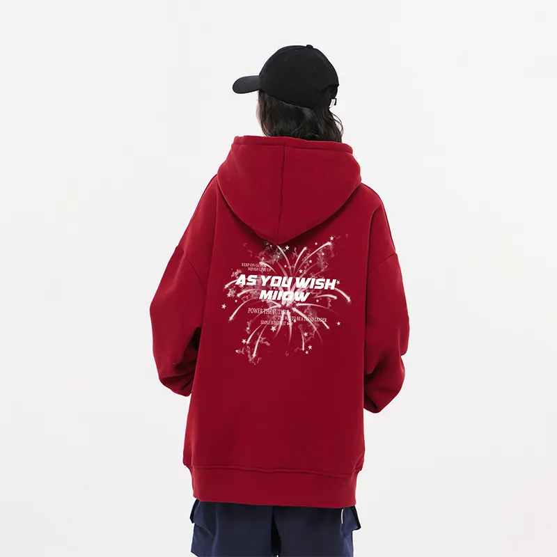 MIIOW Trend Party Series Sweatshirt Unisex Black-19