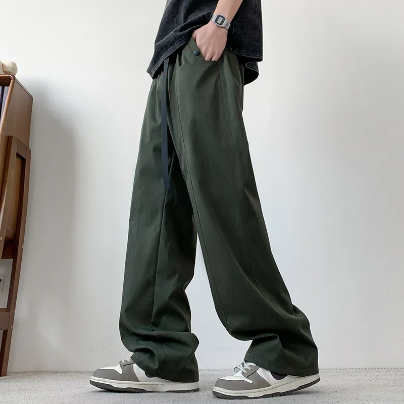 MIIOW Trend Party Series Casual Pants Unisex Light Gray-15