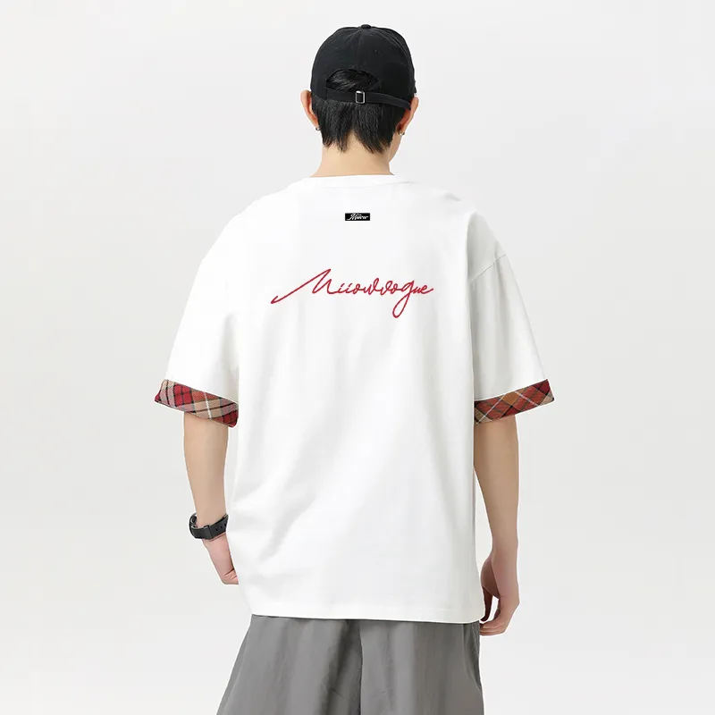 MIIOW Cool One Summer Series Drop Shoulder Sleeve T Shirt Unisex-11
