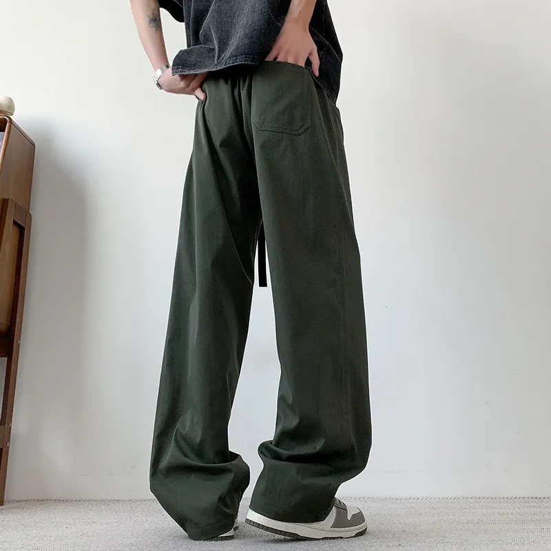 MIIOW Trend Party Series Casual Pants Unisex Light Gray-17