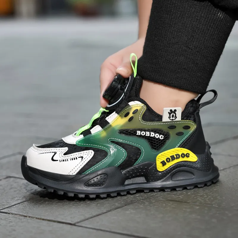 BOBDOG Slip Resistant, Abrasion Resistant, Lightweight, Cushioning, Quiet, Balance Low Top Kids Lifestyle Shoes Kids'-16