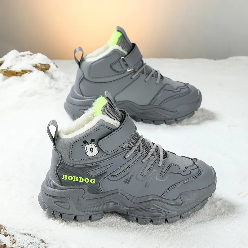 BOBDOG Slip Resistant Anti Kick Warm Height Increasing Kids Lifestyle Shoes Kids'-13
