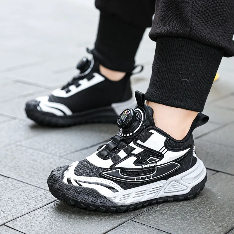 BOBDOG Anti Slip And Wear Resistant Lightweight Cushioning Balance Low Top Kids Lifestyle Shoes Kids'-4