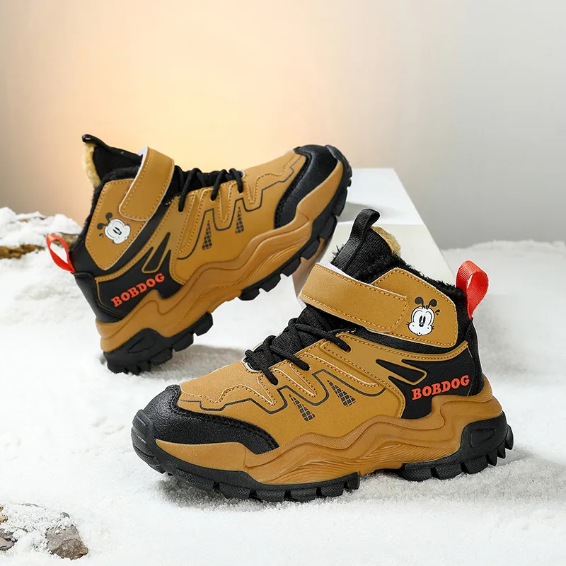 BOBDOG Slip Resistant Anti Kick Warm Height Increasing Kids Lifestyle Shoes Kids'-9