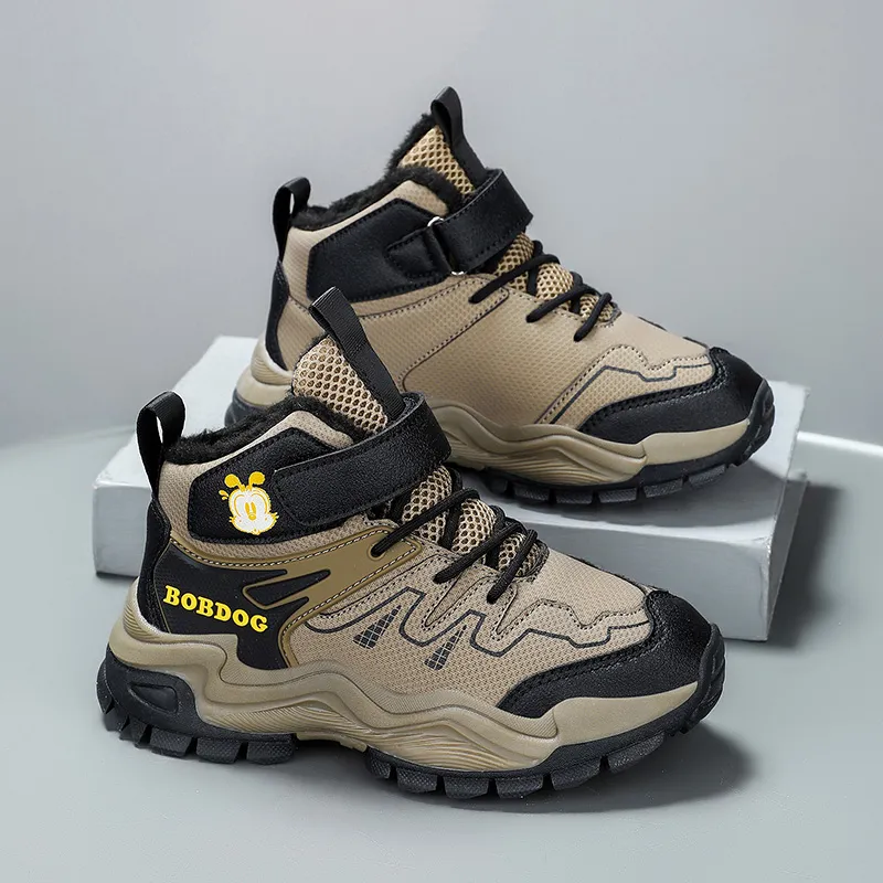 BOBDOG Slip Resistant Anti Kick Warm Height Increasing Kids Lifestyle Shoes Kids'-5