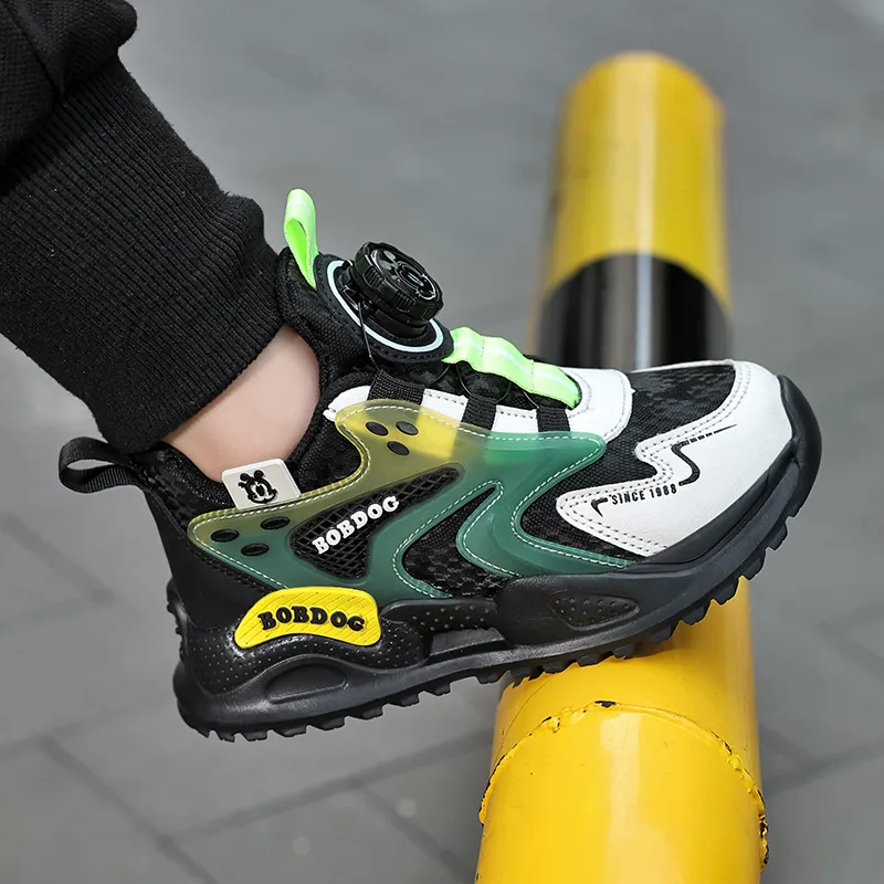 BOBDOG Slip Resistant, Abrasion Resistant, Lightweight, Cushioning, Quiet, Balance Low Top Kids Lifestyle Shoes Kids'-17