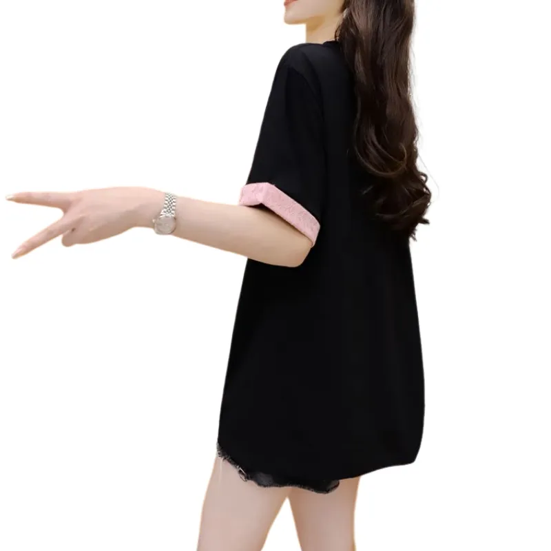 GOSO Ruffle Sleeve T Shirt Women's-12