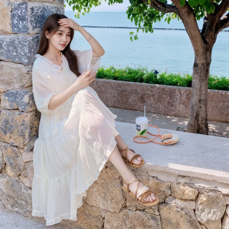 GOSO Short Sleeved Dress Women's-4
