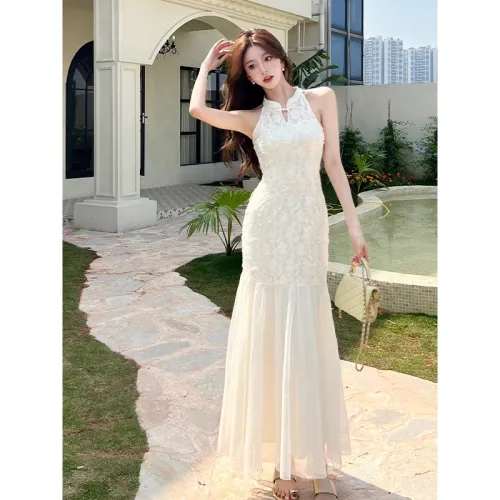 GOSO Sleeveless Dresses Women's Cheongsam Dress