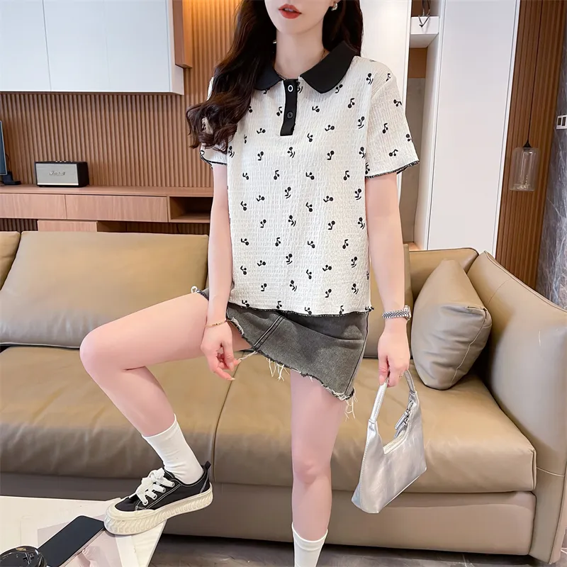 GOSO Drop Shoulder Sleeve T Shirt Women's-1