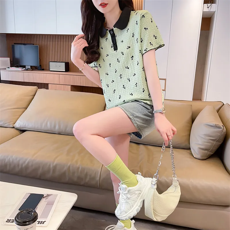 GOSO Drop Shoulder Sleeve T Shirt Women's-11