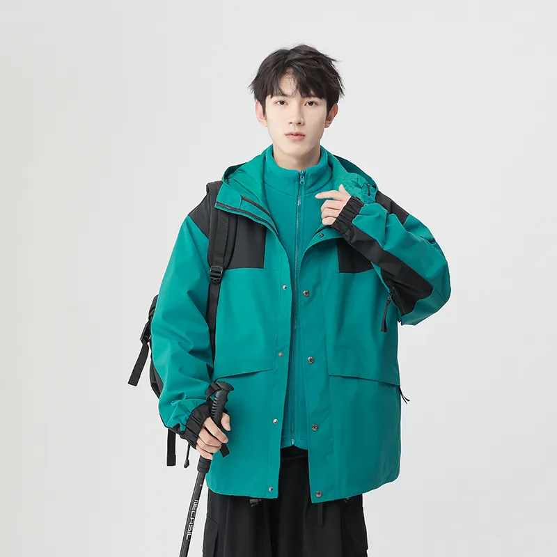 Yalu Water Resistant Windproof Breathable Wear Resistant Water Repellent Windbreaker Jacket Unisex-18