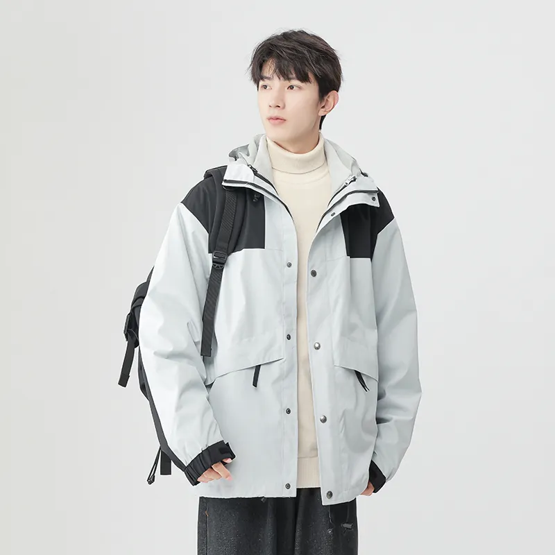 Yalu Water Resistant Windproof Breathable Wear Resistant Water Repellent Windbreaker Jacket Unisex-10