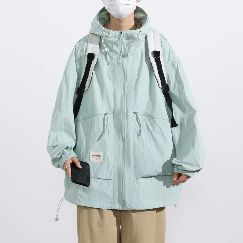 Yalu Jackets & Coats Unisex Navy Blue-22