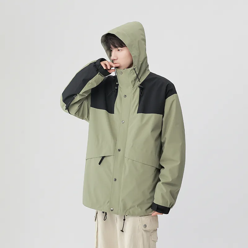 Yalu Water Resistant Windproof Breathable Wear Resistant Water Repellent Windbreaker Jacket Unisex-1