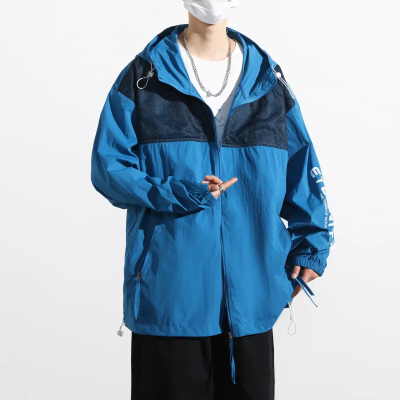 Yalu Sun Protection Jackets & Coats Unisex Colorful Blue-4