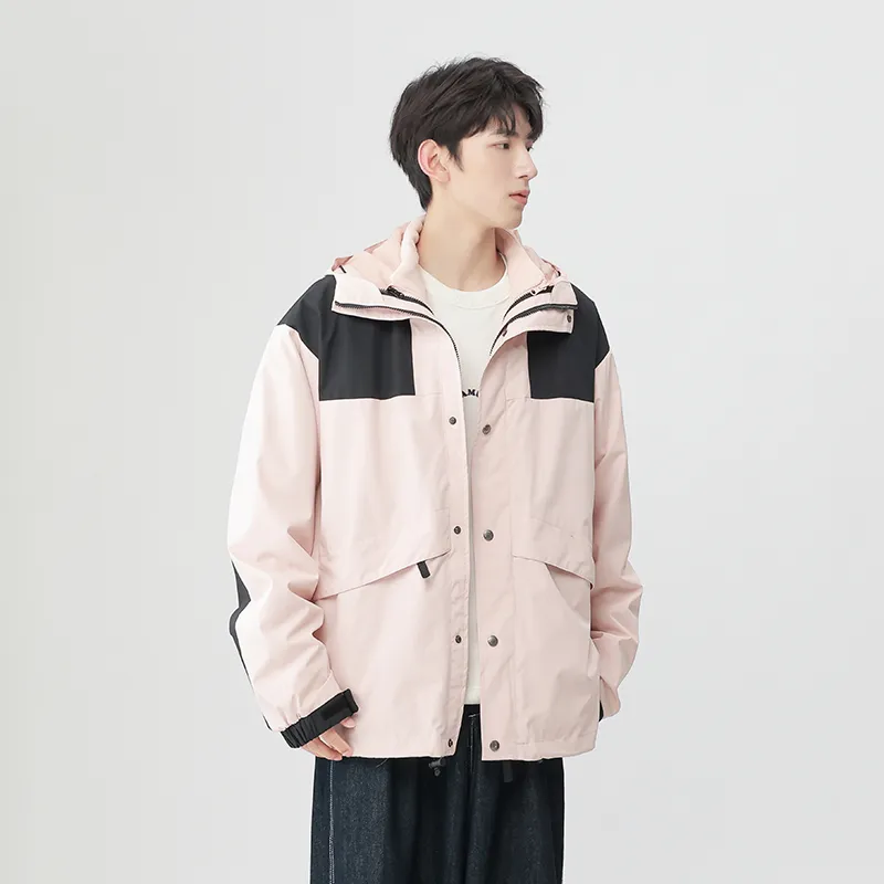 Yalu Water Resistant Windproof Breathable Wear Resistant Water Repellent Windbreaker Jacket Unisex-13