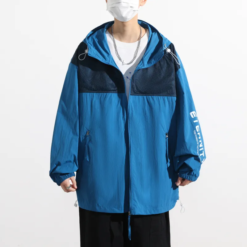 Yalu Sun Protection Jackets & Coats Unisex Colorful Blue-2
