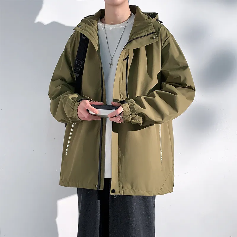 Yalu Abrasion Resistant, Breathable, Waterproof, And Windproof Windbreaker Jacket Unisex-22