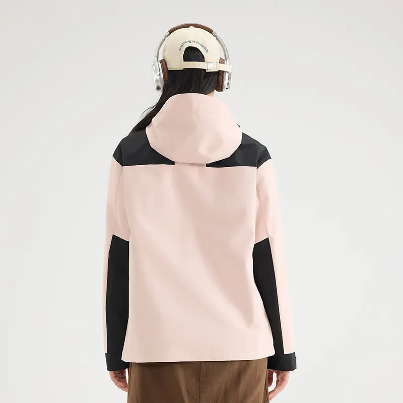 Yalu Water Resistant Windproof UV Protection Breathable Wear Resistant Warm Windbreaker Jacket Unisex Dark Khaki-8