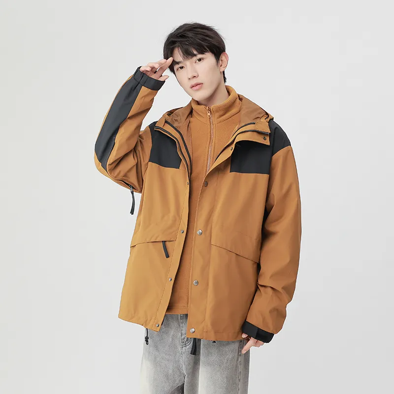 Yalu Water Resistant Windproof Breathable Wear Resistant Water Repellent Windbreaker Jacket Unisex-22