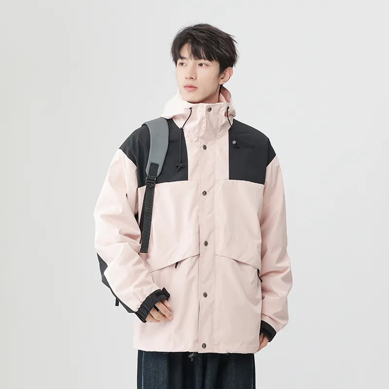Yalu Water Resistant Windproof Breathable Wear Resistant Water Repellent Windbreaker Jacket Unisex-15