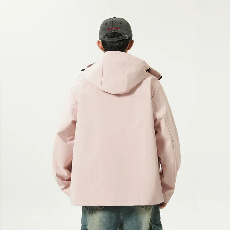 Yalu Jackets Coats Unisex Black-9