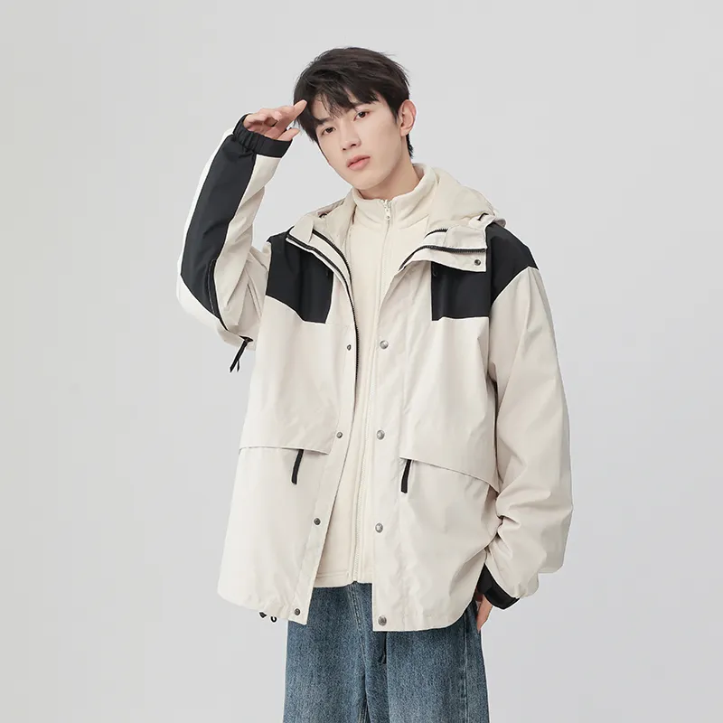 Yalu Water Resistant Windproof Breathable Wear Resistant Water Repellent Windbreaker Jacket Unisex-26