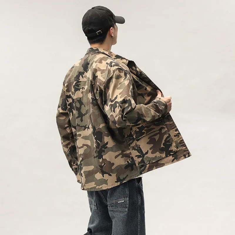 Yalu Jackets Coats Unisex Army Green-4