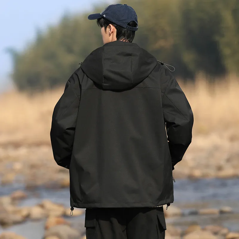 Yalu Abrasion Resistant, Breathable, Cold Resistant, Waterproof, Windproof Windbreaker Jacket Unisex-3