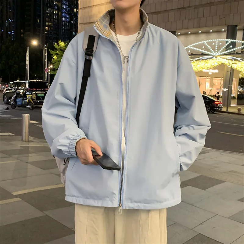 Yalu Jackets Coats Unisex Black-8